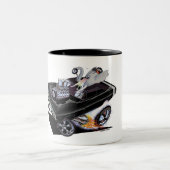 Vince Crains VOLLEDIGE LADING 1968 Oplader Tweekleurige Koffiemok (Center)