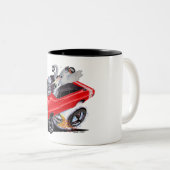 Vince Crains VOLLEDIGE LADING 1968 Oplader Tweekleurige Koffiemok (Voorkant rechts)