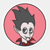 Vince Mini Circle Sticker (Voorkant)