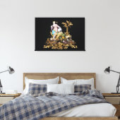 Vincennes Figuur van een Naiad Canvas Afdruk (Insitu (Slaapkamer))