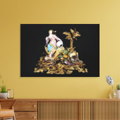 Vincennes Figuur van een Naiad Canvas Afdruk (Insitu (Woonkamer))