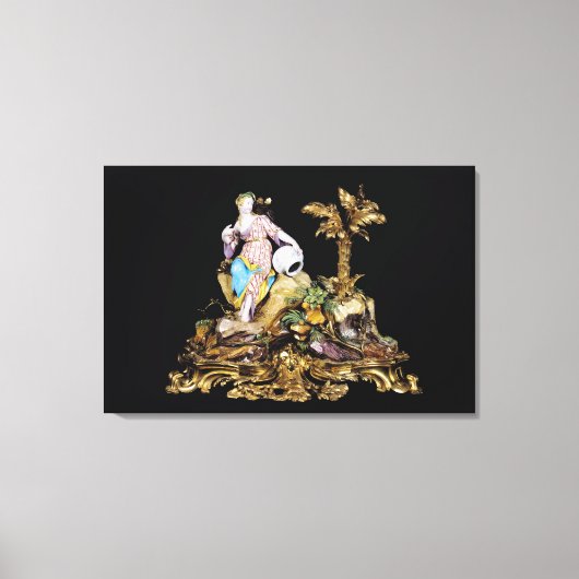 Vincennes Figuur van een Naiad Canvas Afdruk (Voorkant)