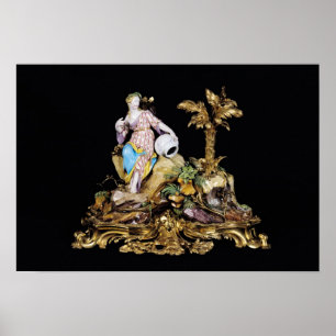 Vincennes Figuur van een Naiad Poster