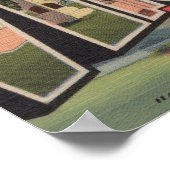 Vincennes, Indiana - grote letterscènes Poster (Hoek)