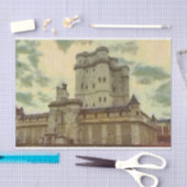 Vincennes-kasteel, schilderij van Parijs Tissuepapier (Craft)