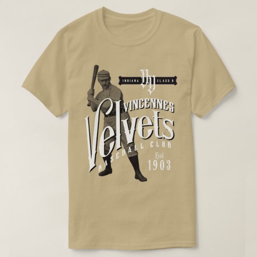Vincennes Velvets T-shirt (Design voorkant)