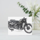 VINCENT BLACK SHADOW BRIEFKAART (Staand voorkant)