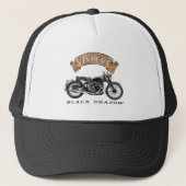Vincent Black Shadow motorfiets Trucker Pet (Voorkant)