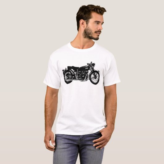 Vincent Black Shadow T-shirt (Voorkant volledig)