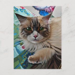 Vincent Cat Gogh Briefkaart