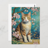 Vincent Cat Gogh Briefkaart (Voorkant / Achterkant)