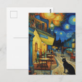 Vincent Cat Gogh Briefkaart (Voorkant / Achterkant)