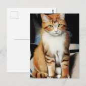 Vincent Cat Gogh Briefkaart (Voorkant / Achterkant)
