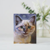 Vincent Cat Gogh Briefkaart (Staand voorkant)