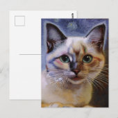 Vincent Cat Gogh Briefkaart (Voorkant / Achterkant)