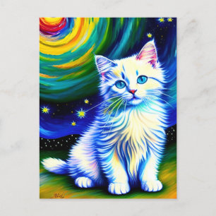 Vincent Cat Gogh Briefkaart