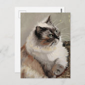 Vincent Cat Gogh Briefkaart (Voorkant / Achterkant)