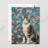 Vincent Cat Gogh Briefkaart (Voorkant / Achterkant)