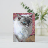 Vincent Cat Gogh Briefkaart (Staand voorkant)