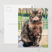 Vincent Cat Gogh Briefkaart (Voorkant / Achterkant)