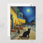 Vincent Cat Gogh Briefkaart (Voorkant / Achterkant)