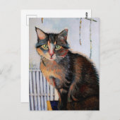 Vincent Cat Gogh Briefkaart (Voorkant / Achterkant)