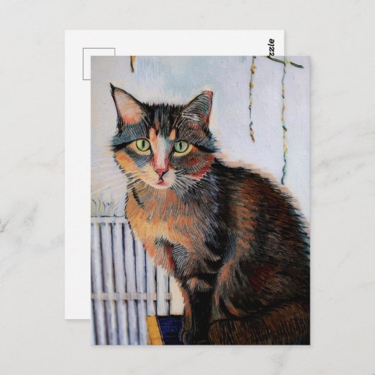 Vincent Cat Gogh Briefkaart (Voorkant / Achterkant)