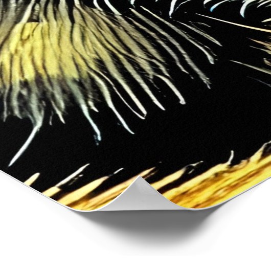 Vincent Cat Gogh Poster (Hoek)