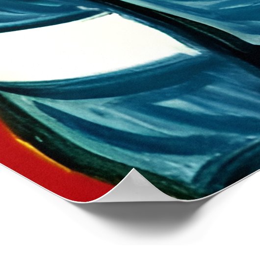 Vincent Cat Gogh Poster (Hoek)