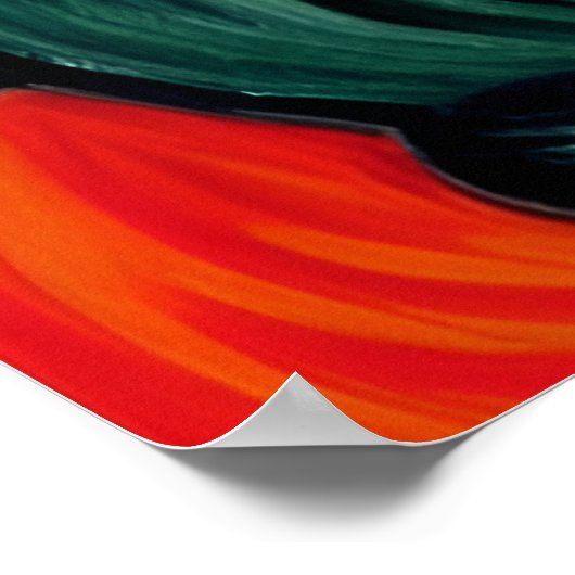 Vincent Cat Gogh Poster (Hoek)