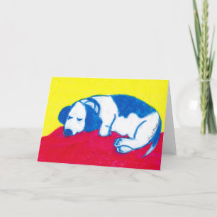 Vincent de Hond in Primaire Kleuren Feestdagen Kaart