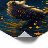 Vincent der Igel im Wald Poster (Hoek)