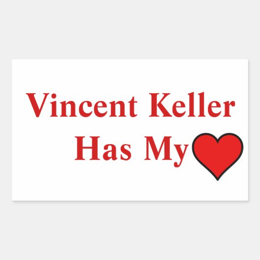 Vincent Keller Stickers (Voorkant)