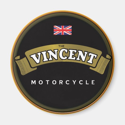  Vincent Motorcycles Magneet (Voorkant)