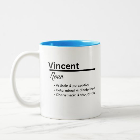 Vincent Naambetekenis Mok | Gepersonaliseerde Jong (Links)