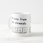 Vincent periodieke table name mok (Voorkant links)