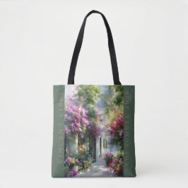 Vincent Stijl Zomer Tuin Bloemrijke Waterverf Bood Tote Bag