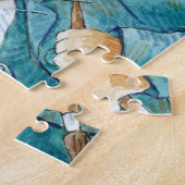 Vincent the Cat, Sterrennacht spoof jigzaag puzzel Legpuzzel (Zijkant)