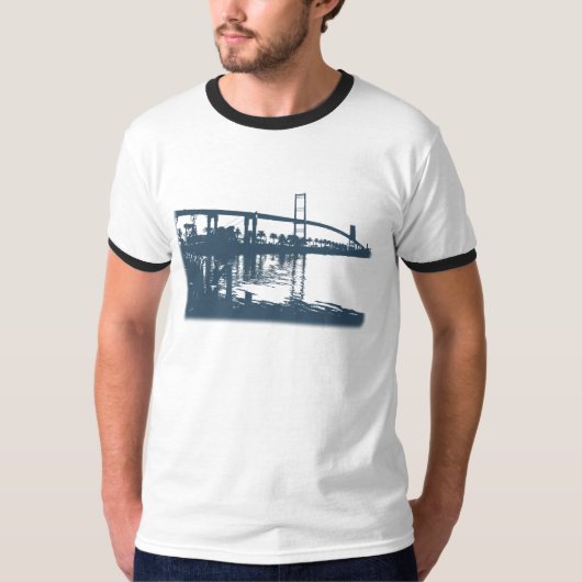 Vincent Thomas Bridge Ringer T-Shirt (Voorkant)