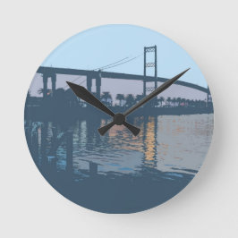 Vincent Thomas Bridge Wall Clock Ronde Klok