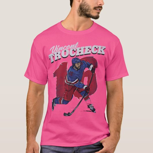 Vincent Trocheck New York R Retro T-shirt (Voorkant)