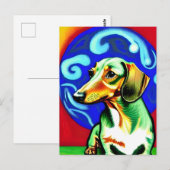 Vincent Van Dog Briefkaart (Voorkant / Achterkant)