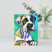Vincent Van Dog Briefkaart (Staand voorkant)