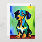 Vincent Van Dog Briefkaart (Voorkant / Achterkant)