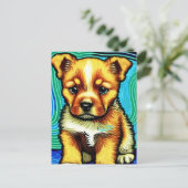 Vincent Van Dog Briefkaart (Staand voorkant)