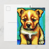 Vincent Van Dog Briefkaart (Voorkant / Achterkant)