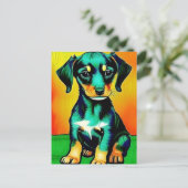 Vincent Van Dog Briefkaart (Staand voorkant)