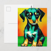 Vincent Van Dog Briefkaart (Voorkant / Achterkant)