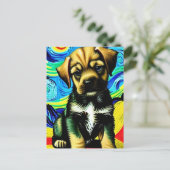 Vincent Van Dog Briefkaart (Staand voorkant)