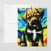 Vincent Van Dog Briefkaart (Voorkant / Achterkant)